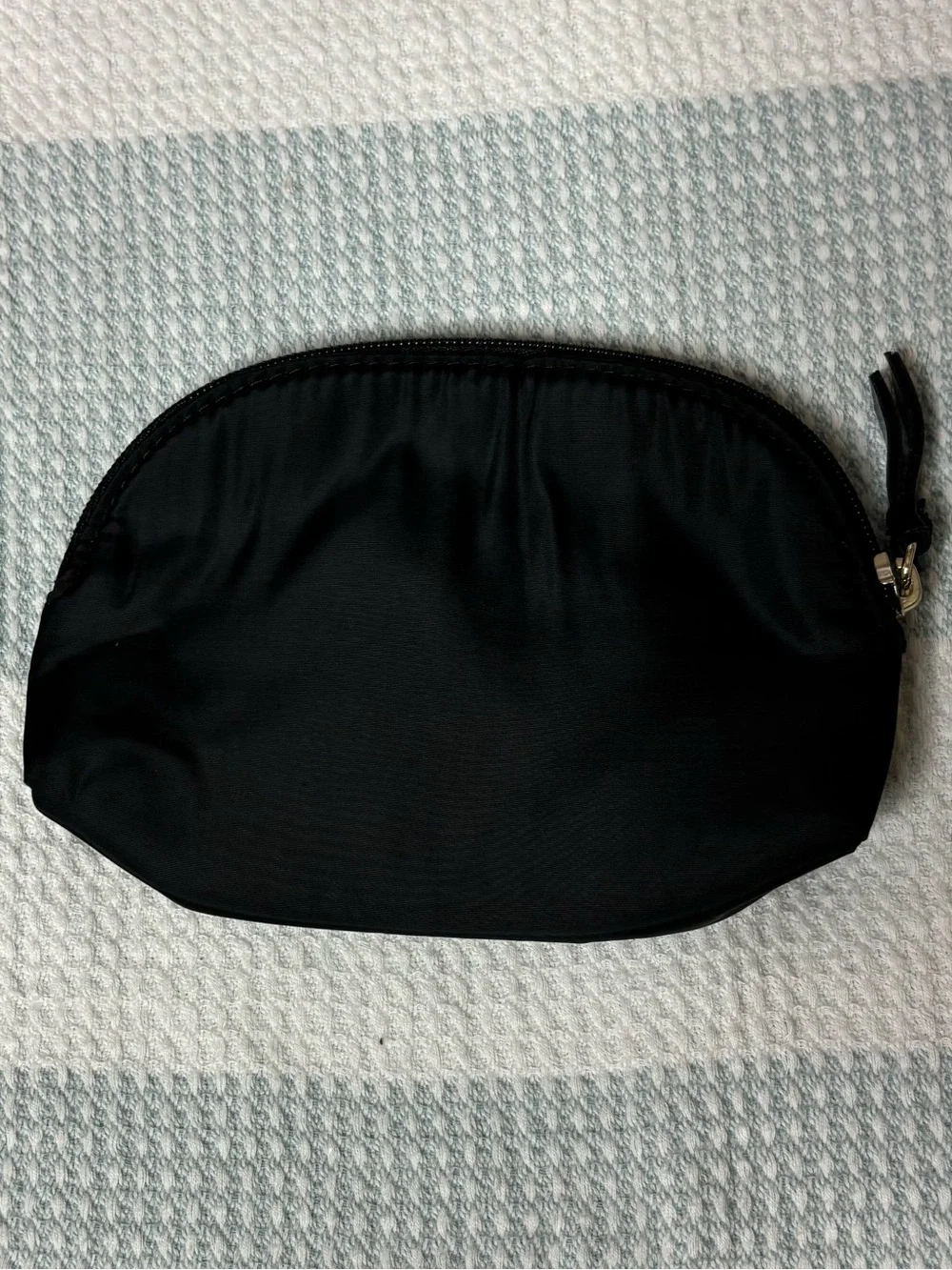 Victoria's Secret Black Cosmetic Pouch with Heart Patch